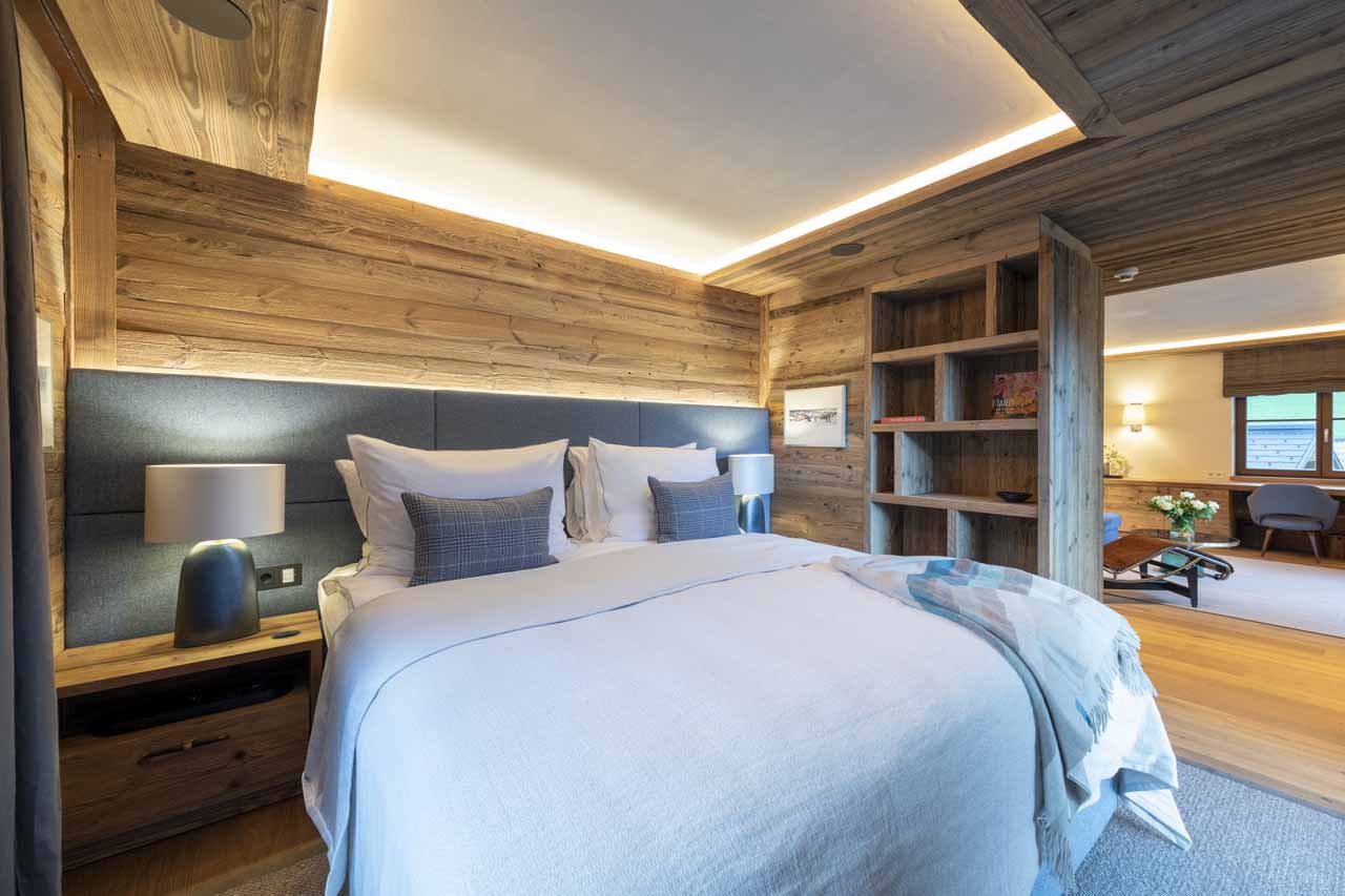Bedroom one at Chalech S in Lech