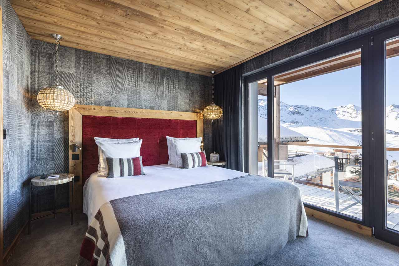 Bedroom at Chalet Golden Jubilee in Val Thorens