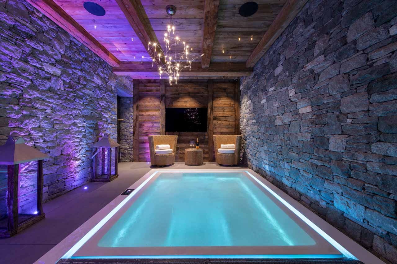 Pool at Chalet Marmottiere in Verbier
