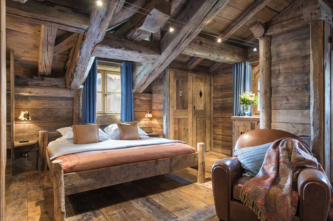 Bedroom two at Chalet Montana in Courchevel 1850