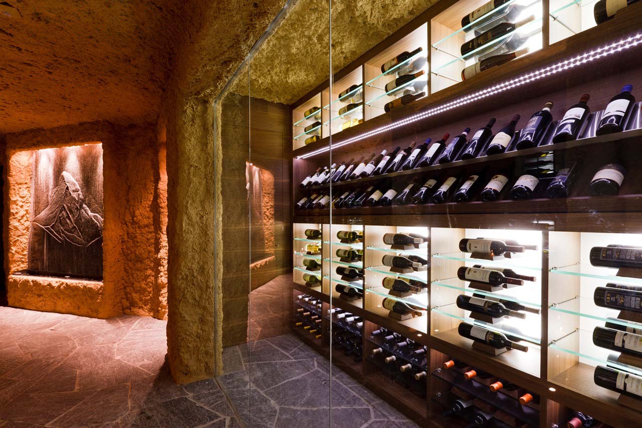 Wine cellar at Chalet Zermatt Peak