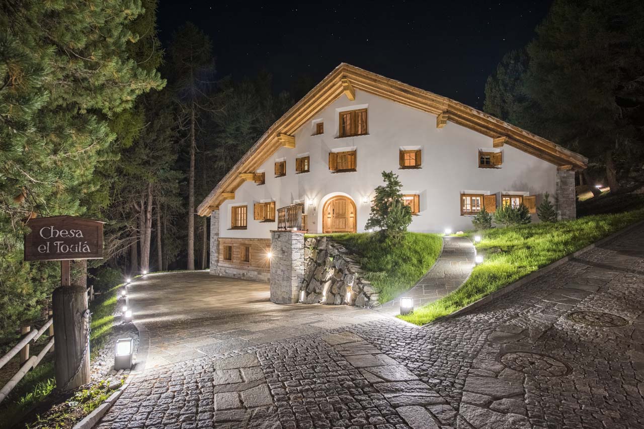 Exterior of Chesa El Toula in St Moritz