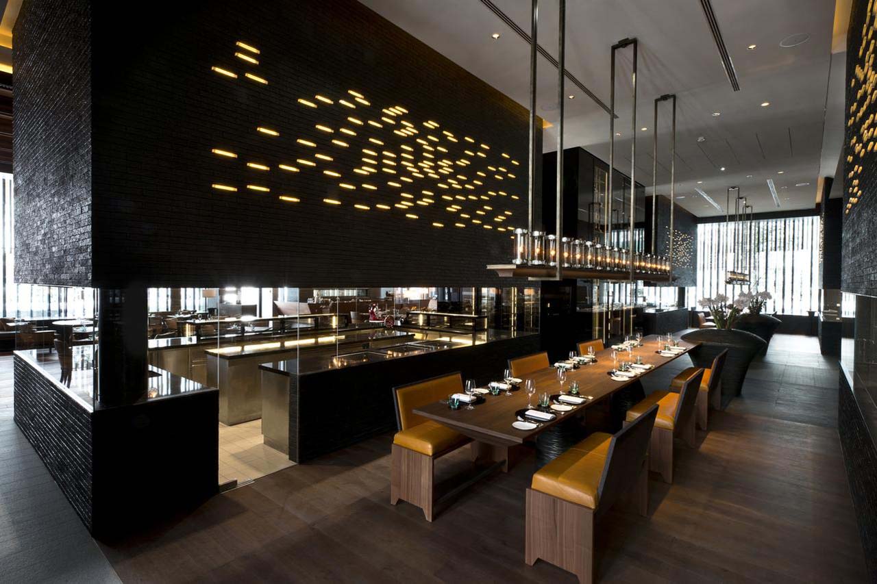 Restaurant at Gemsstock Suite in Andermatt