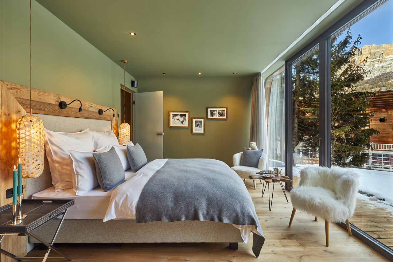 Bedroom one at Mi Chalet in Alta Badia