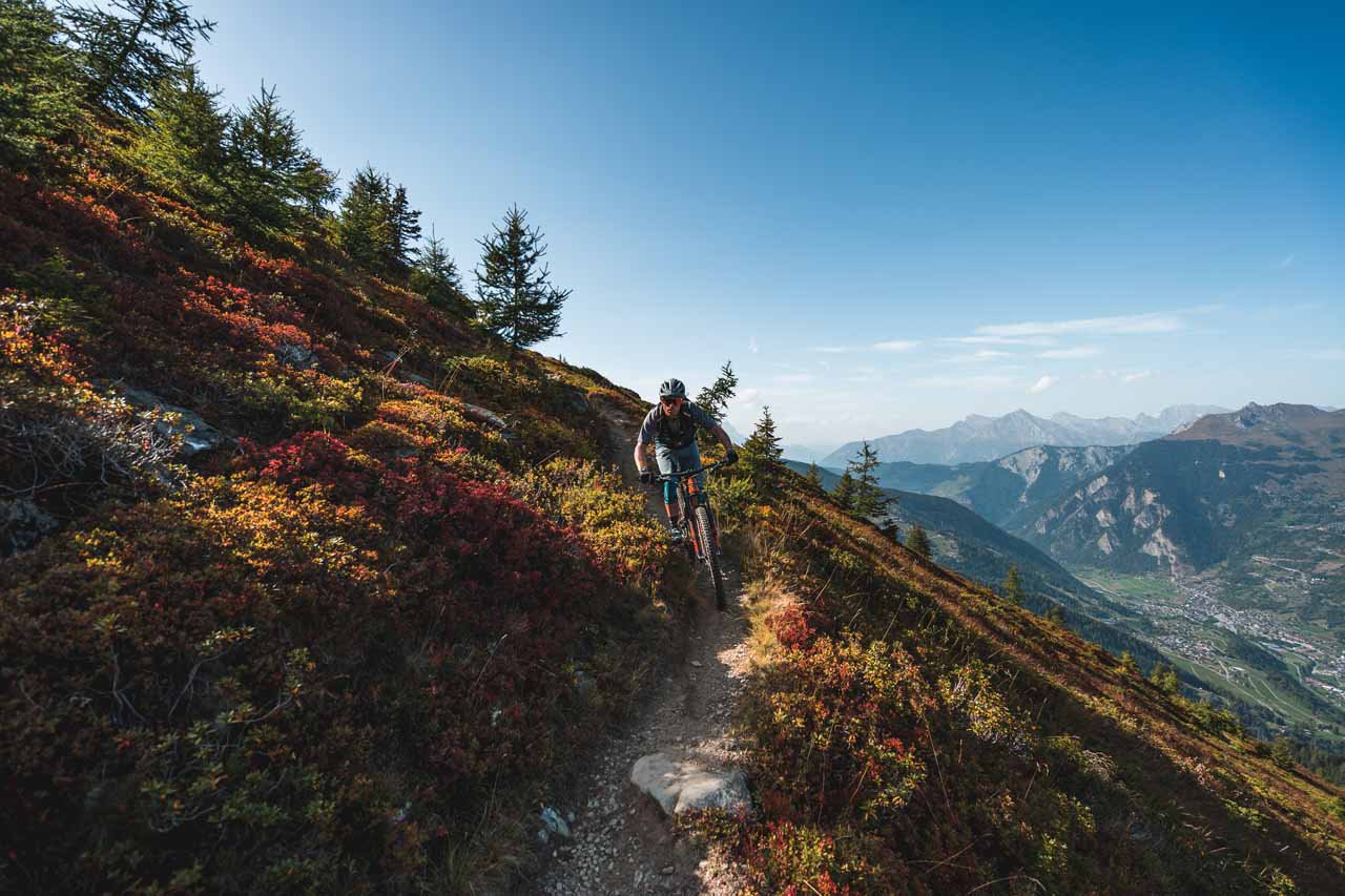 Mountain biking in Verbier