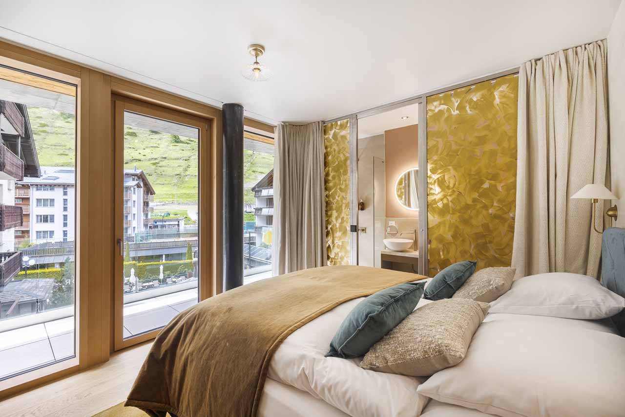Bedroom 2 at Apartment Beautiful Day in Zermatt