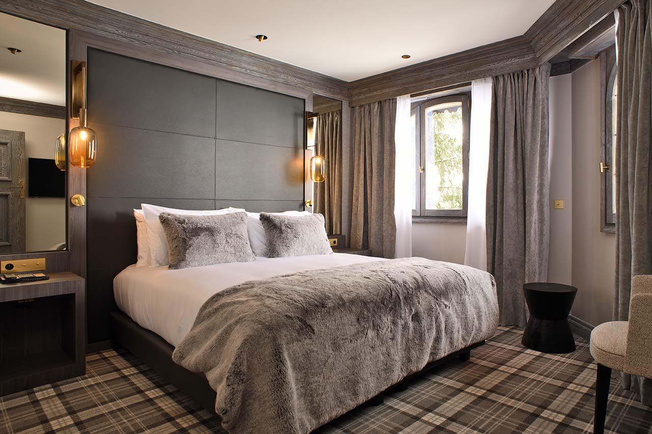 Bedroom at in Apartment Bel Air in Courchevel 1850