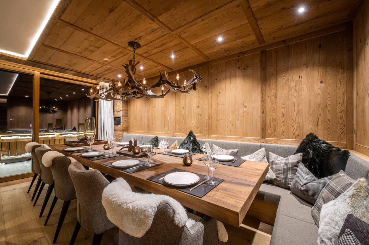 Dining table at Apartment Big Tom in St Anton