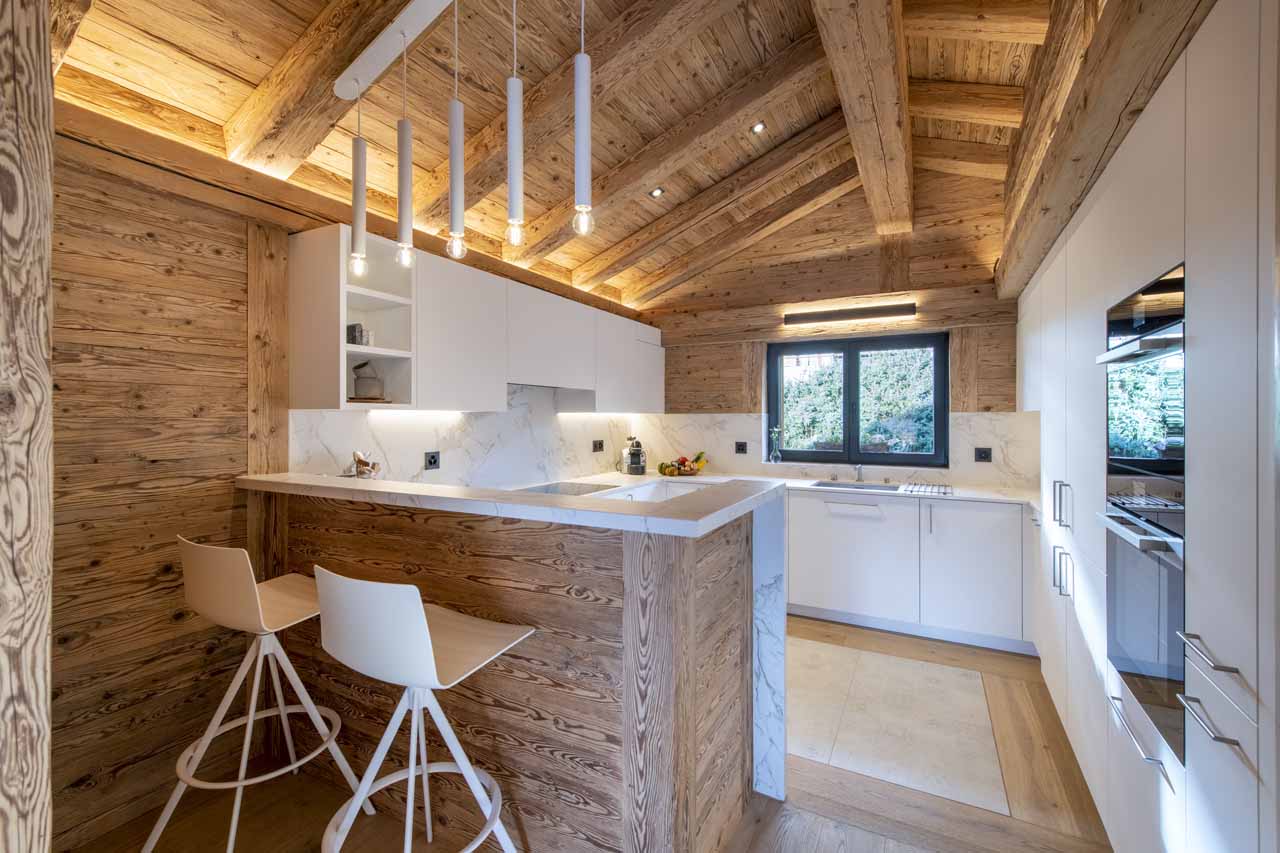 Kitchen at Apartment Madelia in Verbier