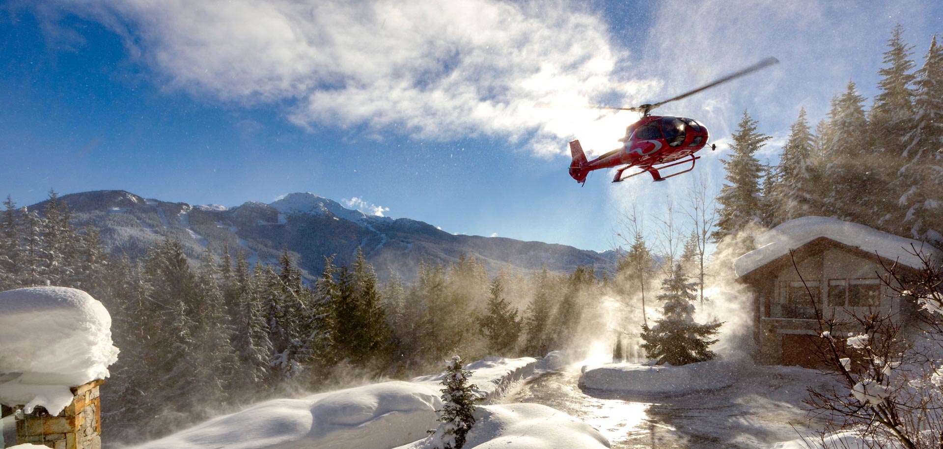 Heli skiing in Whistler from Belmont Estate