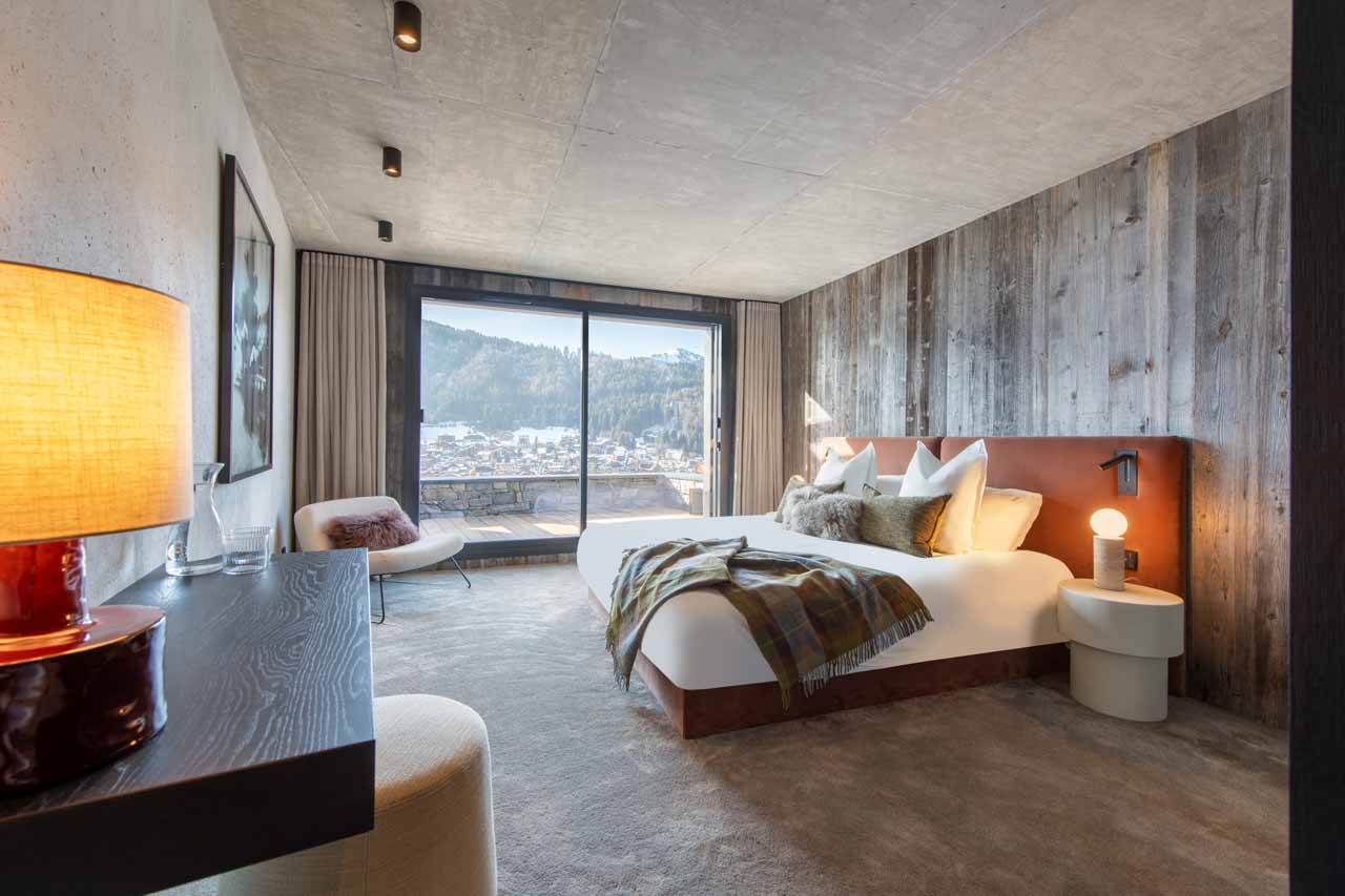 Bedroom 1 at Chalet Bisou in Morzine