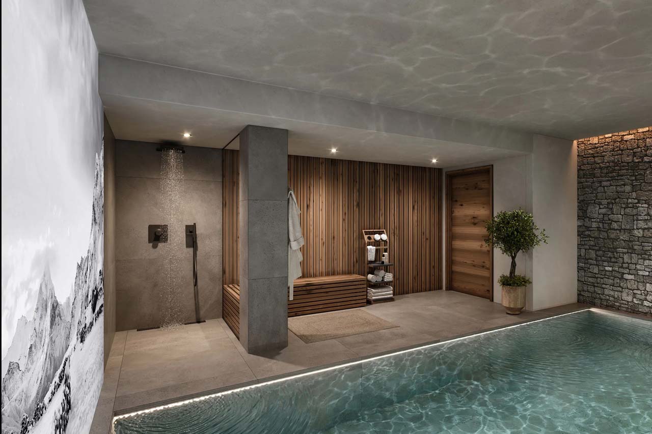 Spa at Chalet Breithorn in Cervinia