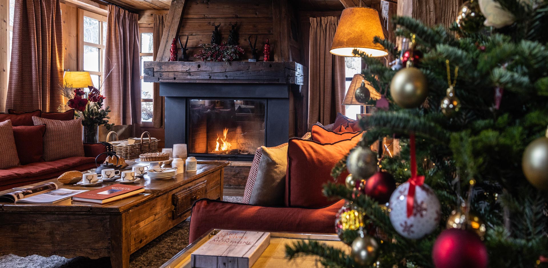 Chalet Chatel in Megeve at Christmas