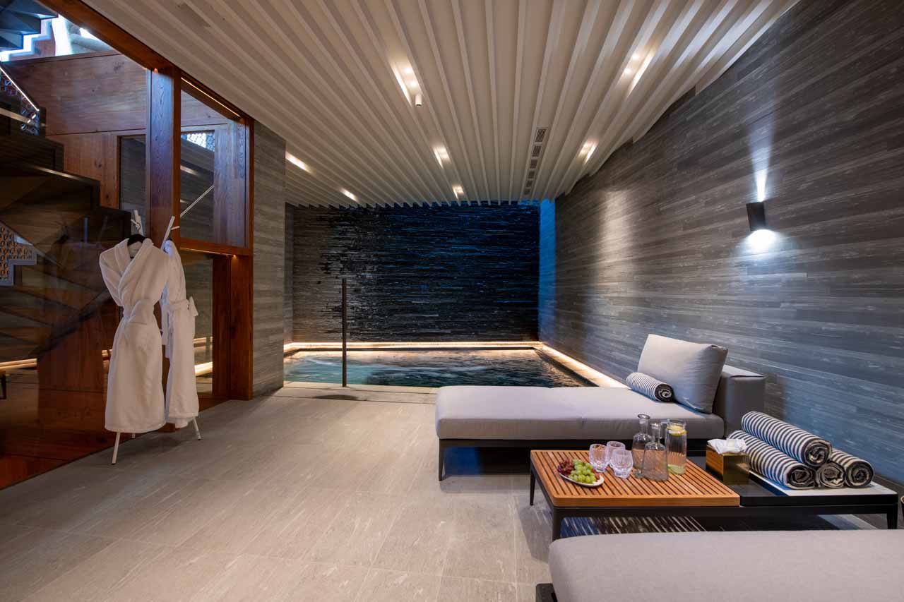 Spa area at Etoile du Nord West in Val d'Isere