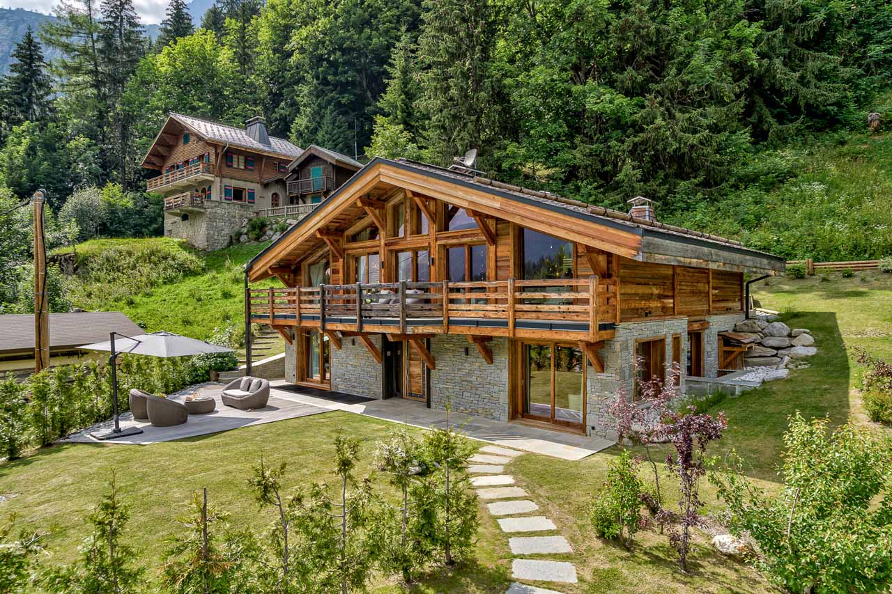 Location of Chalet Infinity in Chamonix