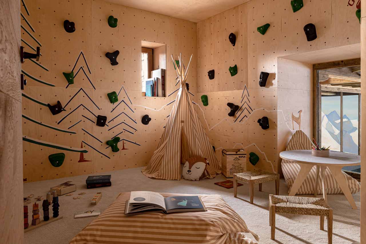 Children's playroom at Chalet Le 1550 in Courchevel 1550