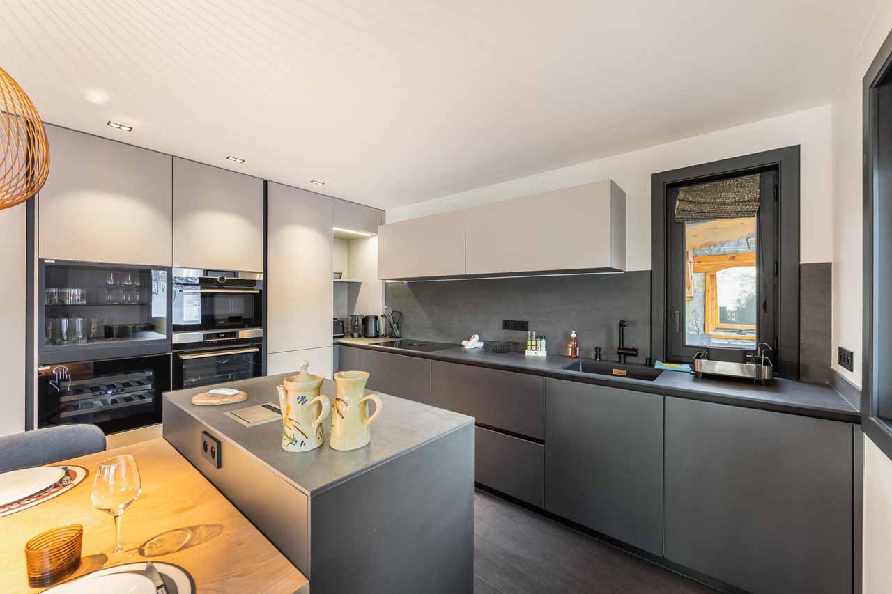 Kitchen at Chalet Les Morilles in Meribel