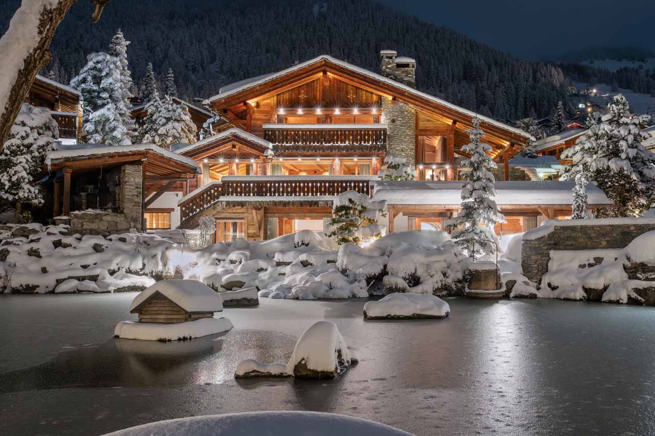 Exterior of Chalet Makini in Verbier