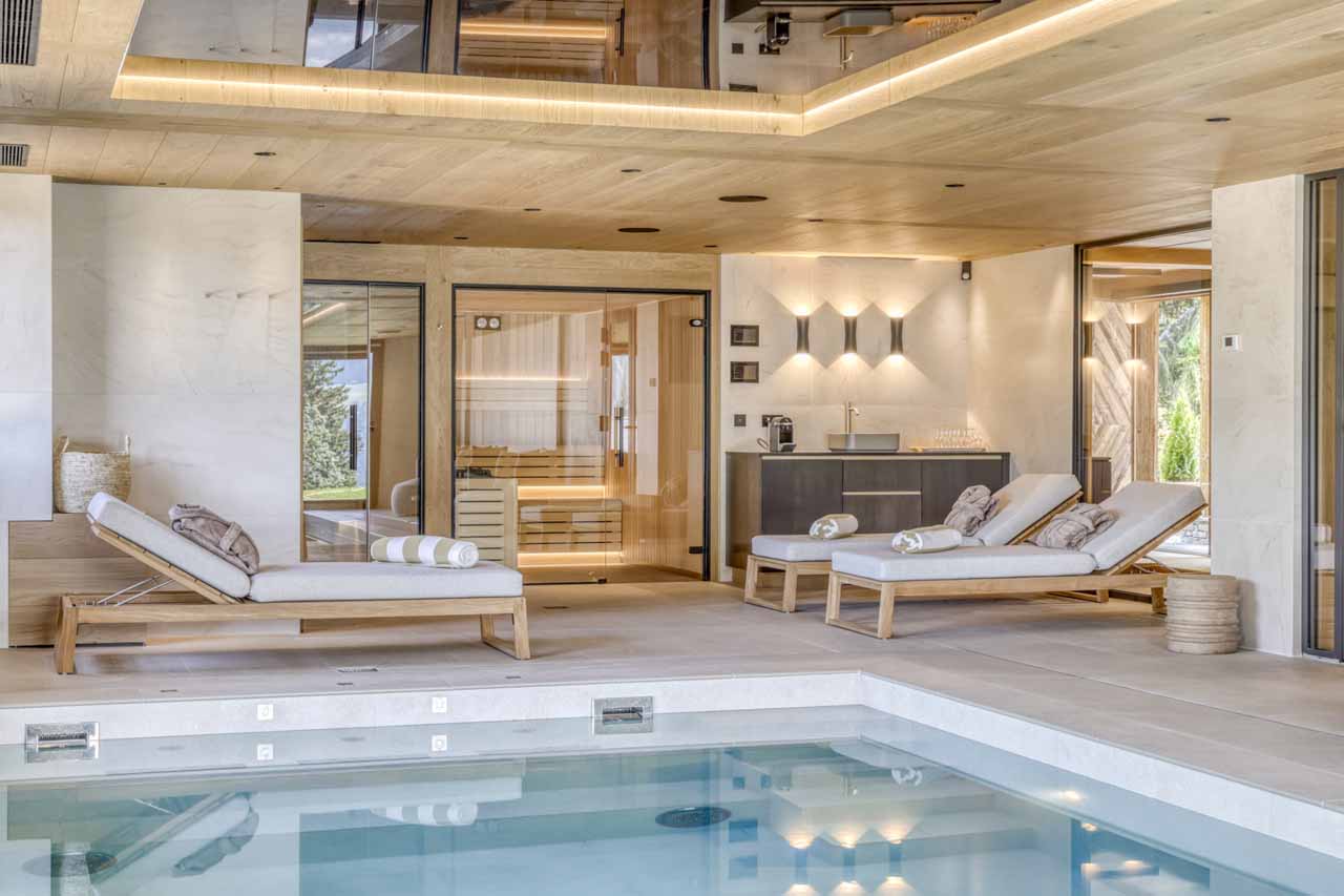 Spa at Chalet Olivier in Megeve