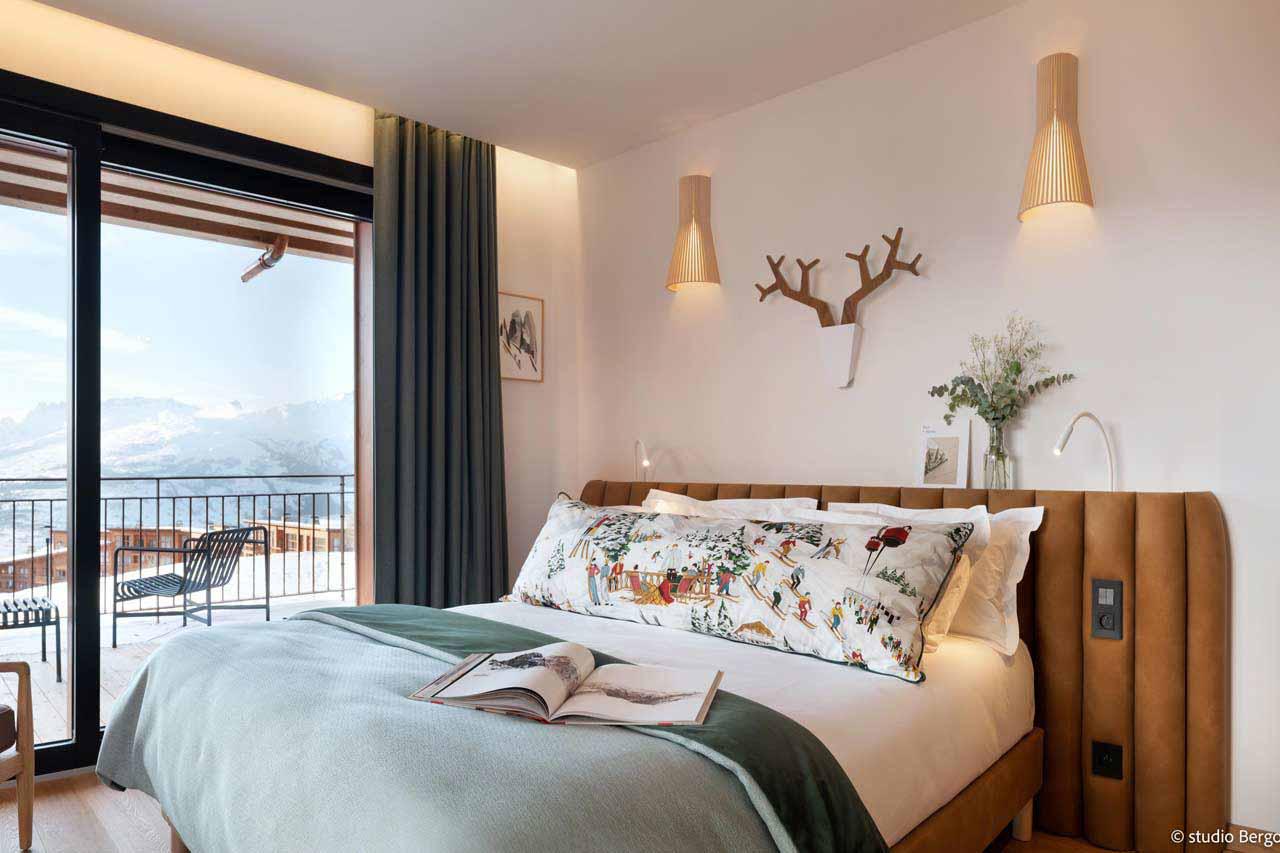 Bedroom three at Chalet Osarcs Mille 8 in Les Arcs