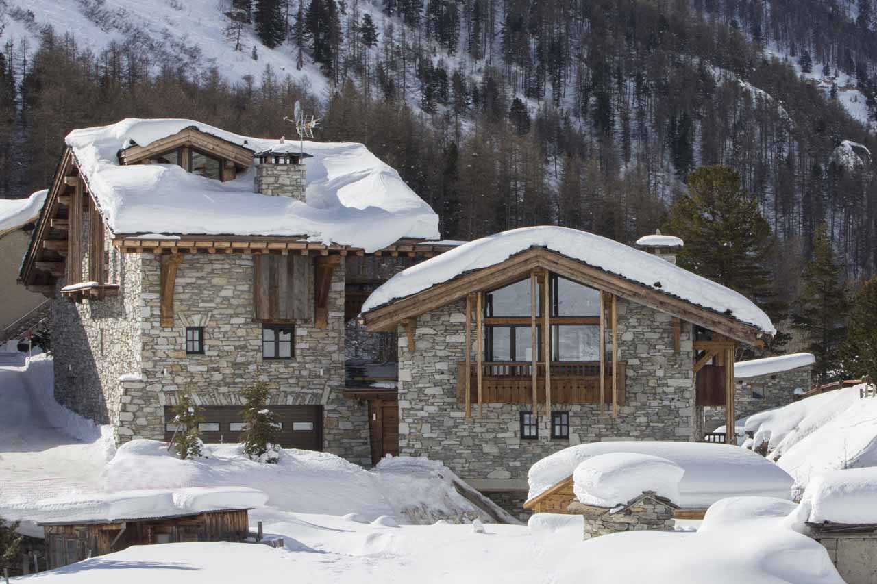 Exterior of Chalet Rive Gauche in Val d'Isere