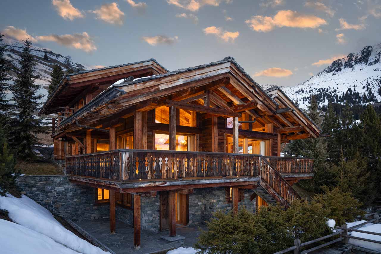 Exterior view of Alpine Estate in Verbier