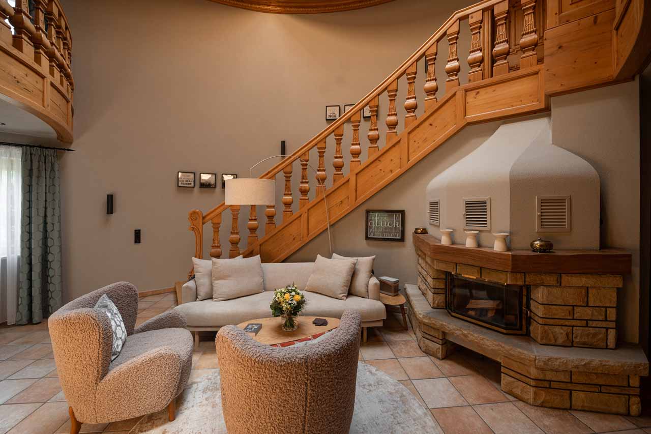 Hall/living area at Chalet Toda in Lech