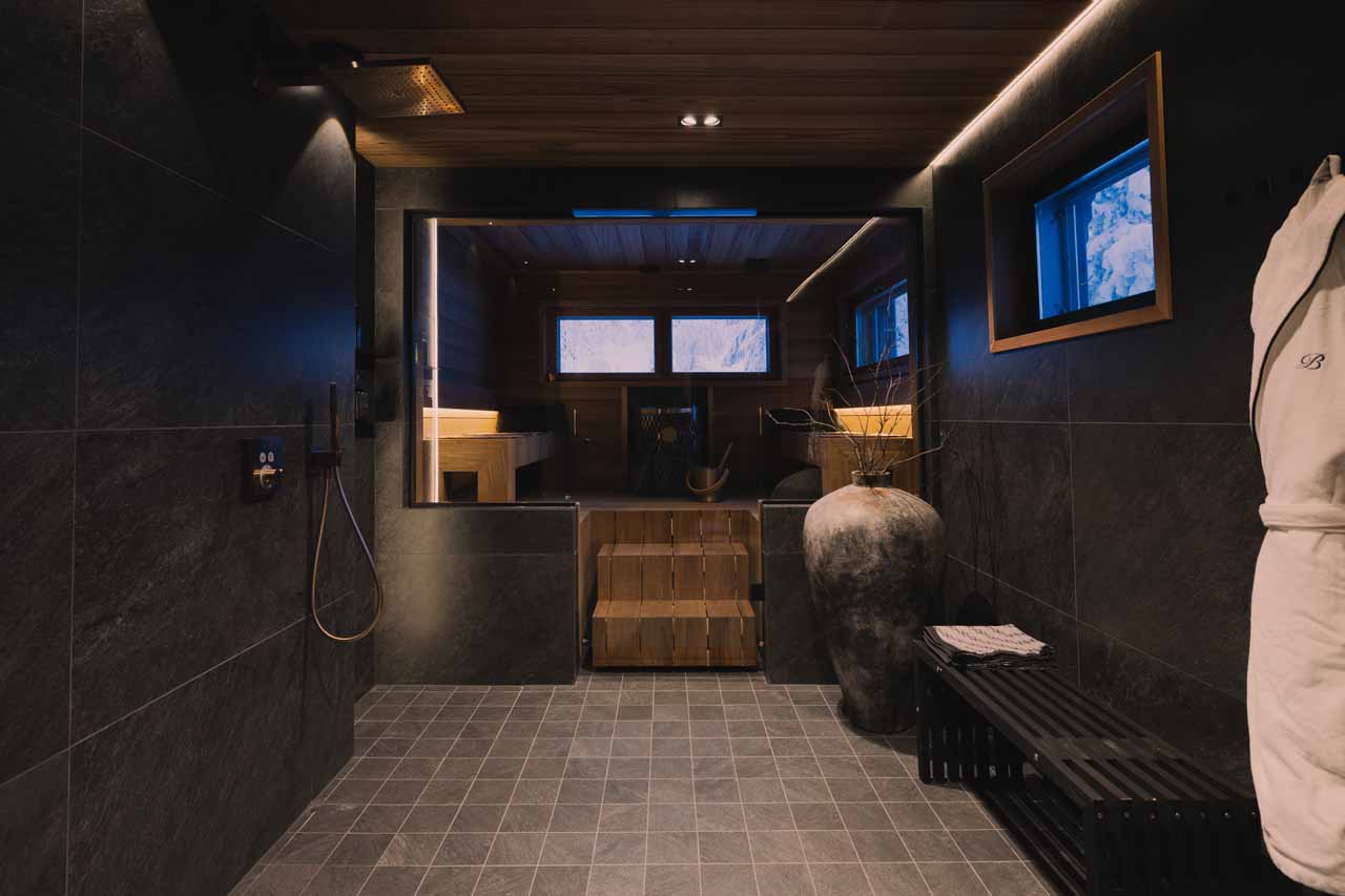 Spa at Chalet Utsu in Levi, Finland