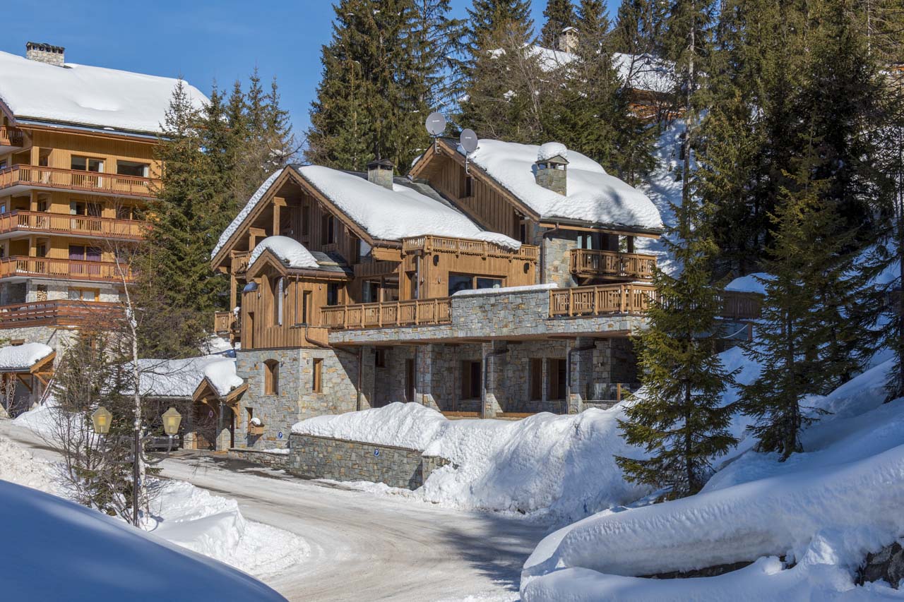 Exterior of Chalet Valentine in Meribel