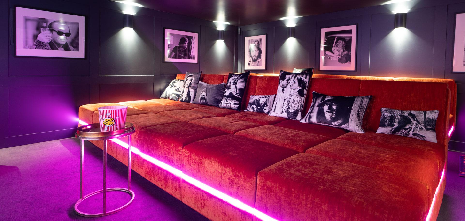 Cinema room at Chalet Valambrun in Les Gets