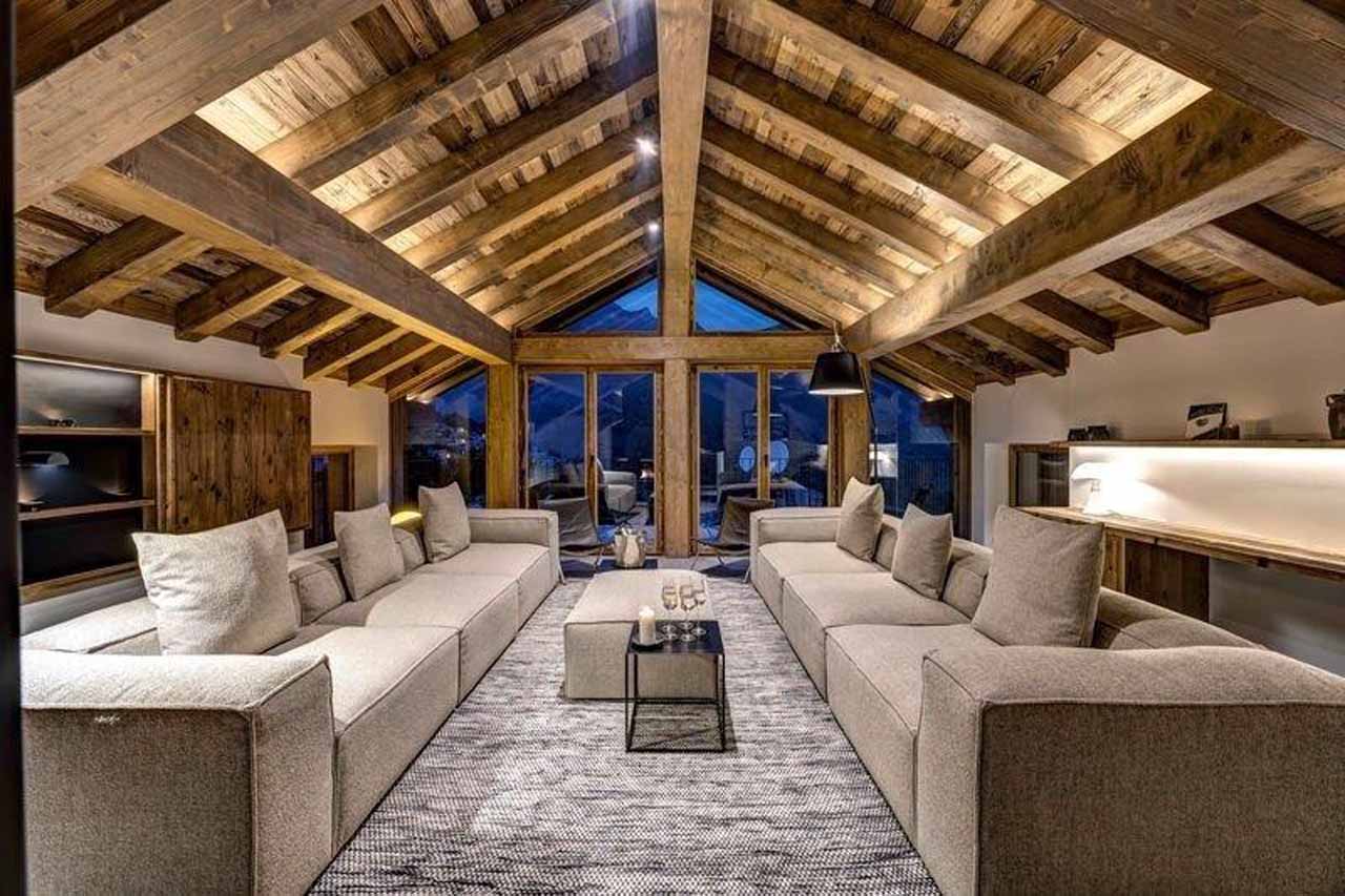 Lounge in Chalet Zanskar, St Martin de Belleville