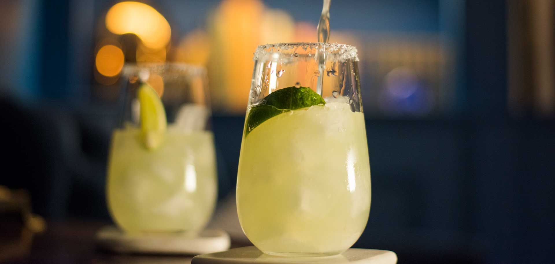 Cocktail night in catered chalet