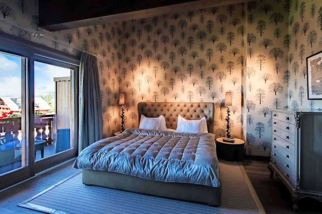 Bedroom two at Royalp Family Duplex Residence in Villars-sur-Ollon
