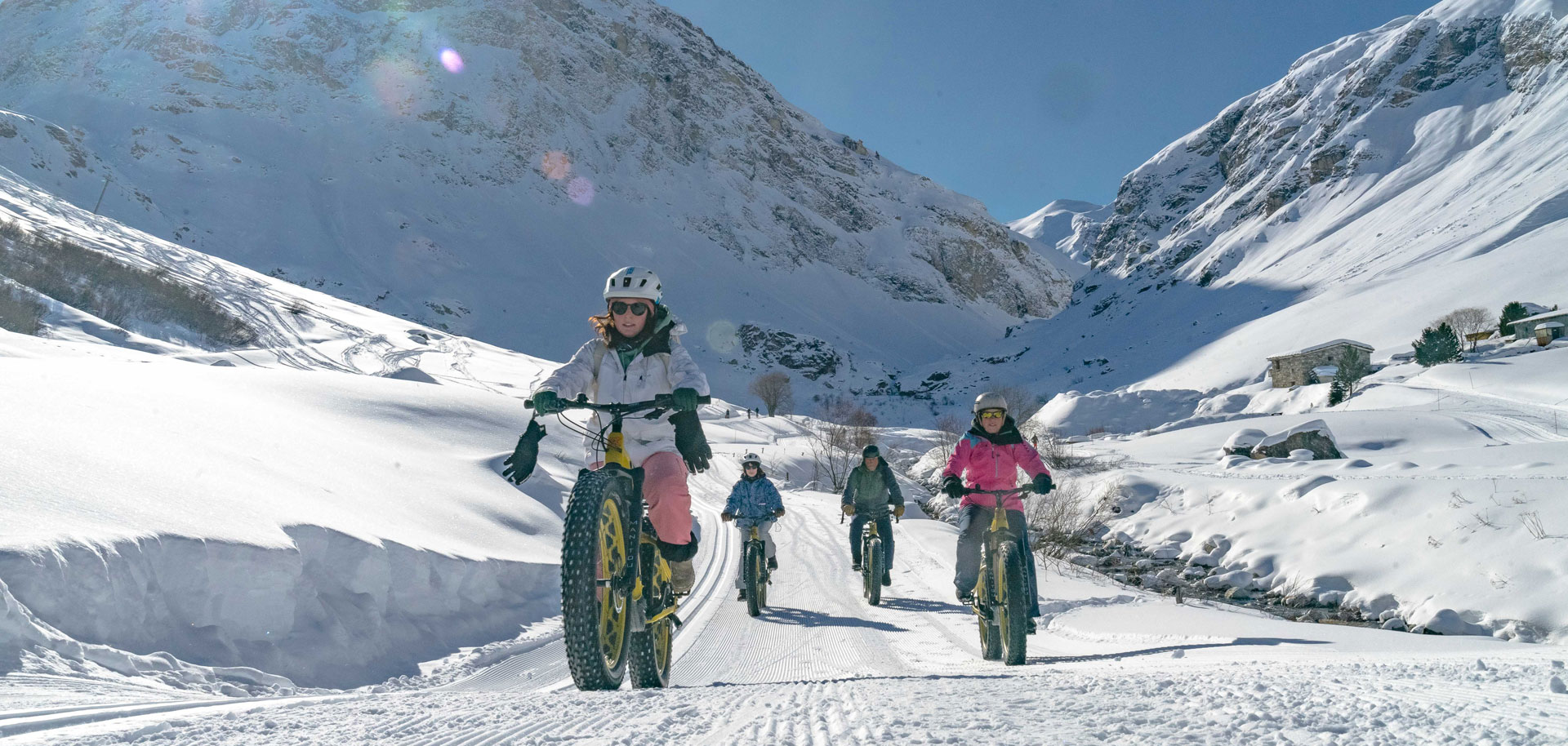 Fat biking in Val d'isere