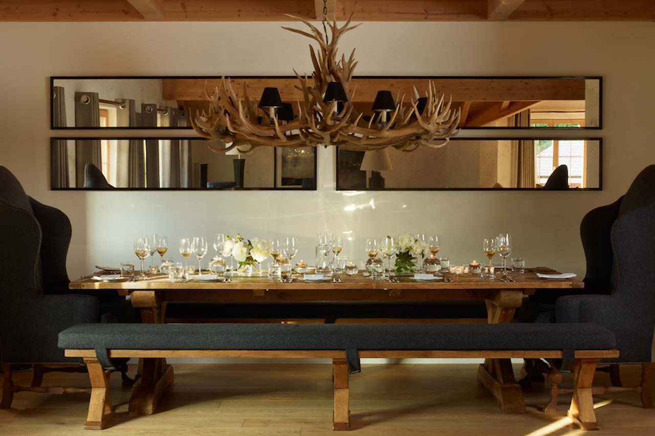 Dining at Haus Alpina in Klosters