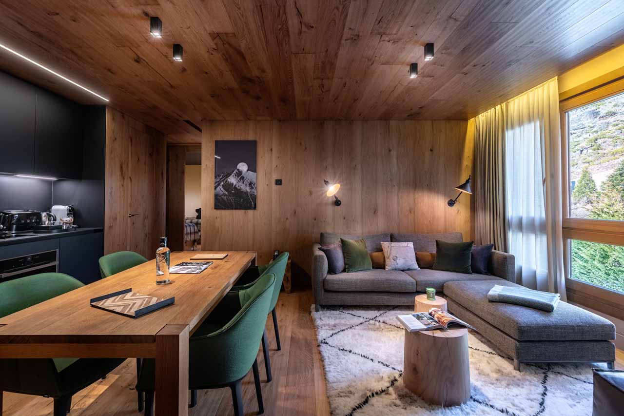 Living area of Hermitage Mountain Residence 120 in Soldeu