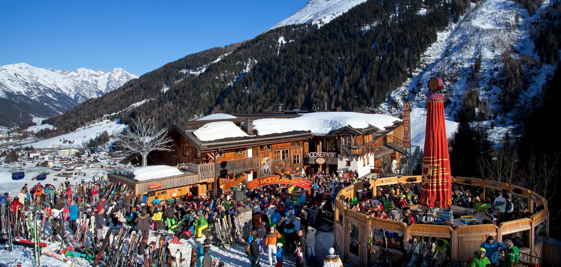 Mooserwirt apres ski bar in St Anton