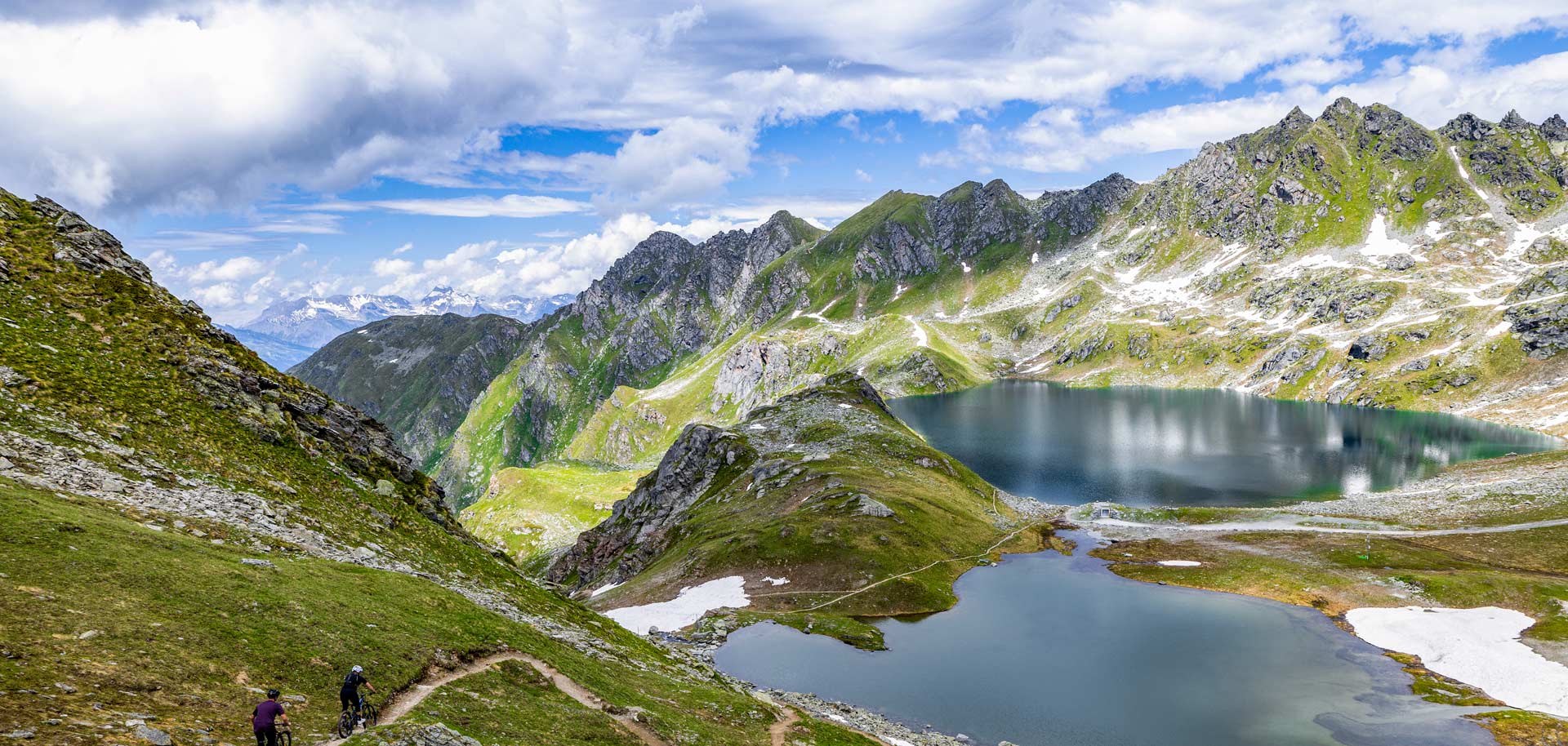 Mountain biking in Verbier in summer