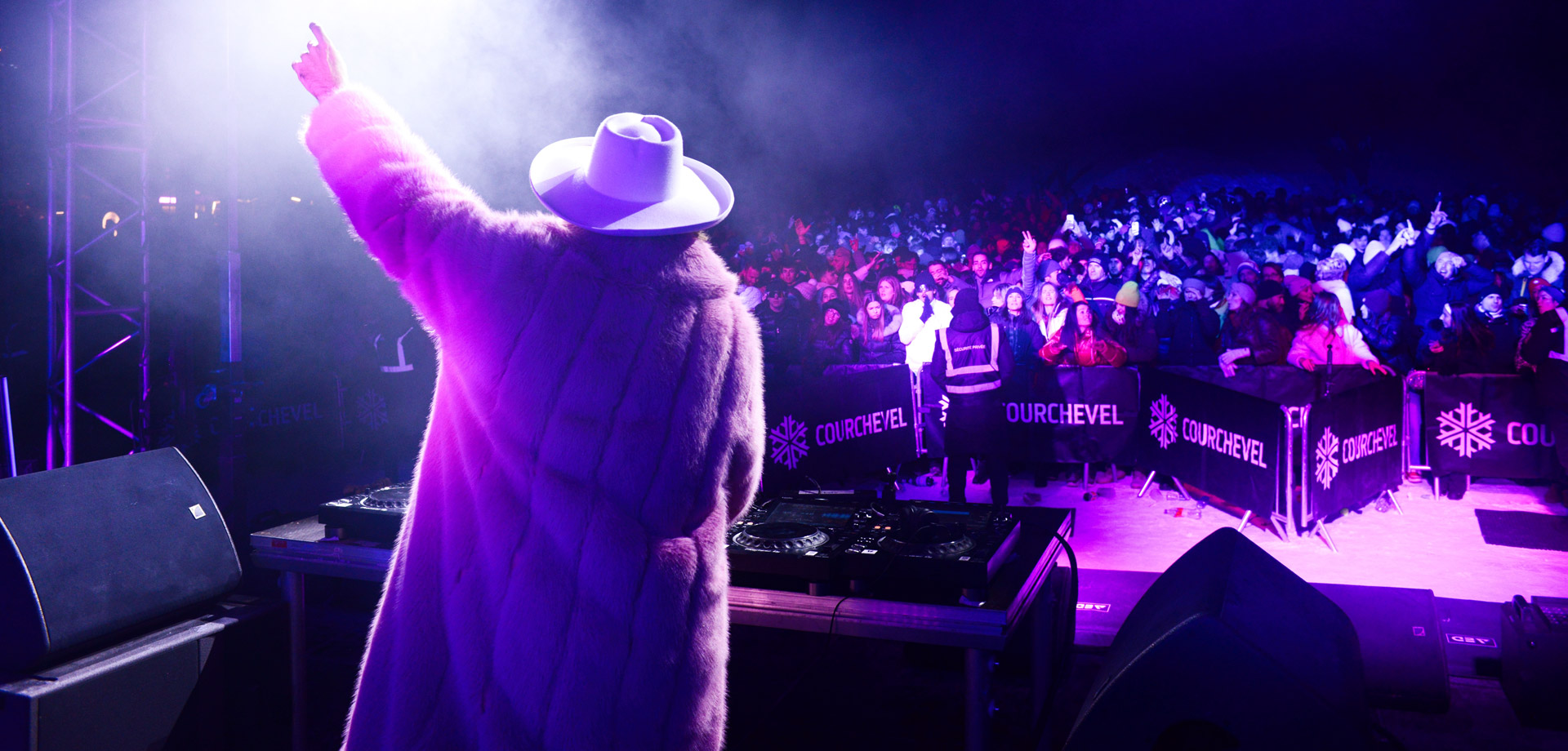 New Year's Eve party in Courchevel
