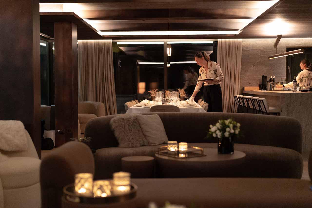 Service at No 14 Verbier