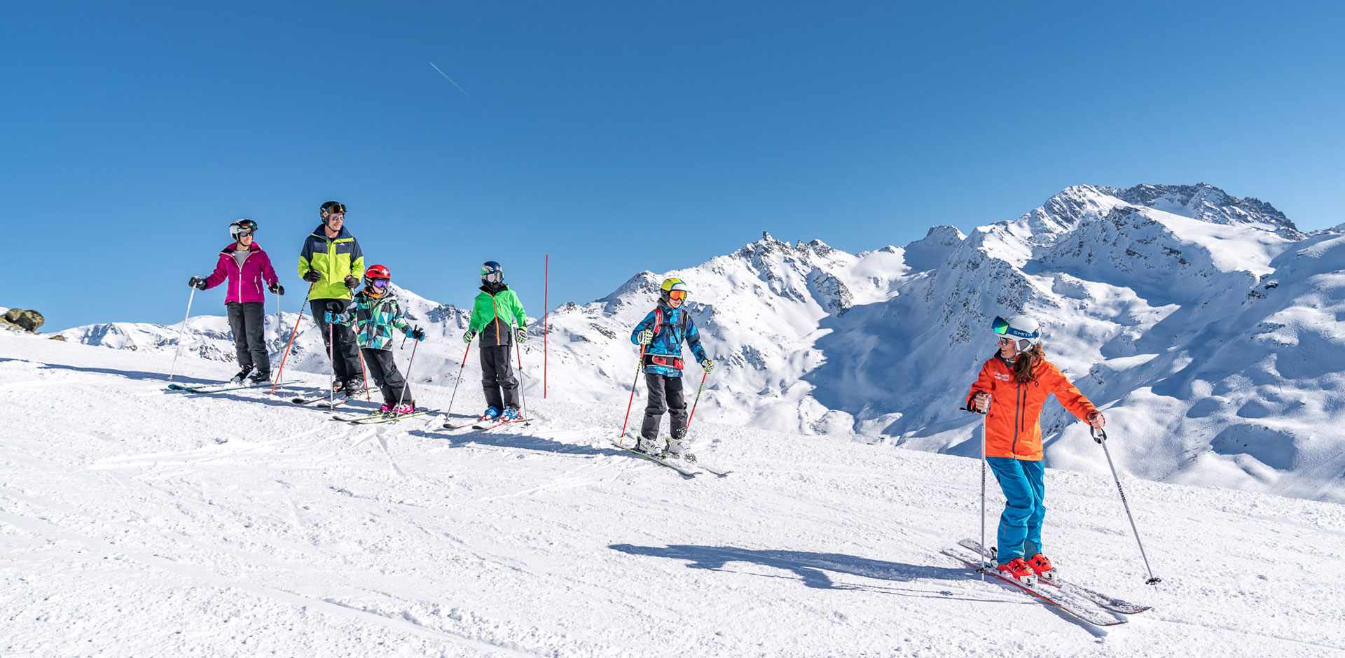 Ski school in Val d'Isere