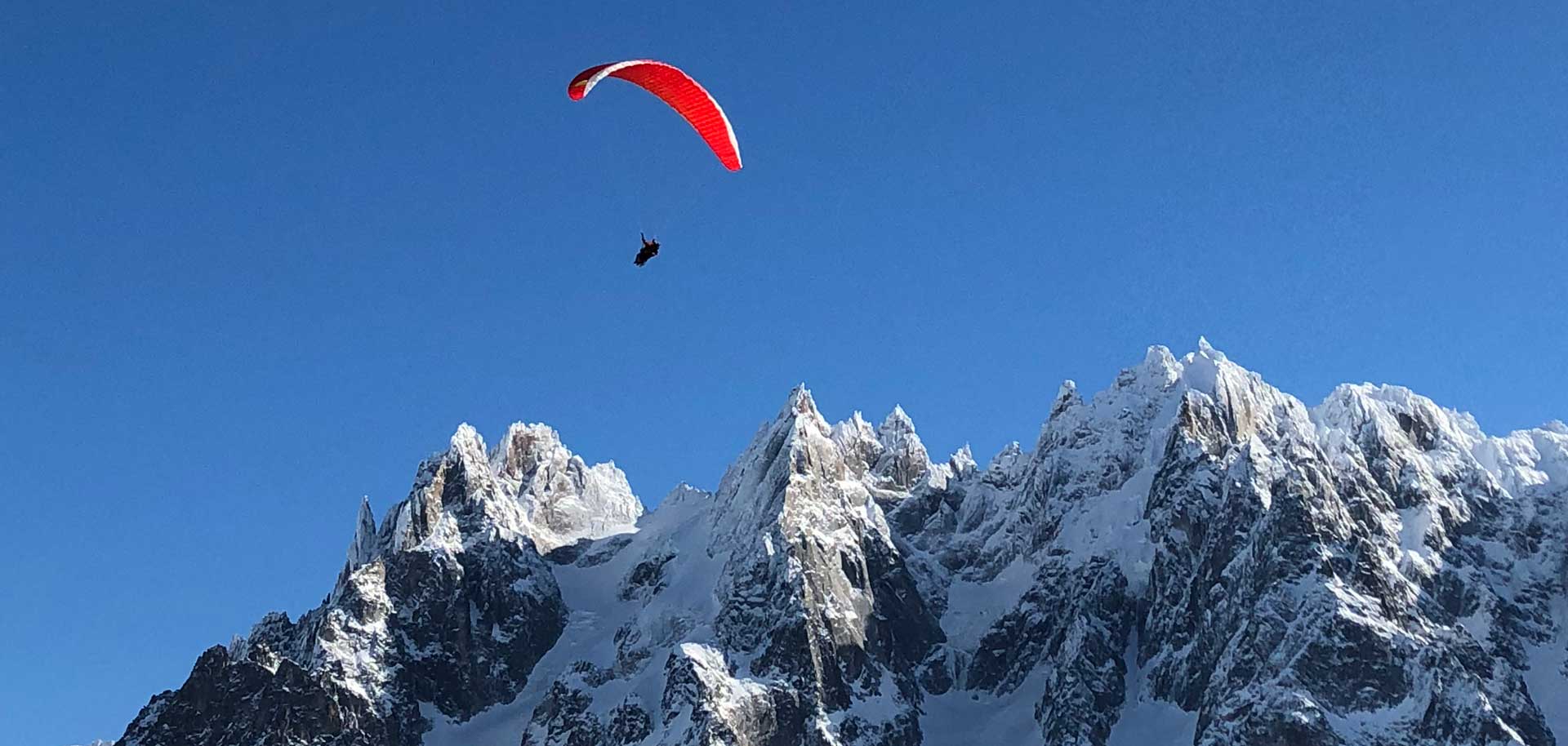 Paragliding in Chamonix