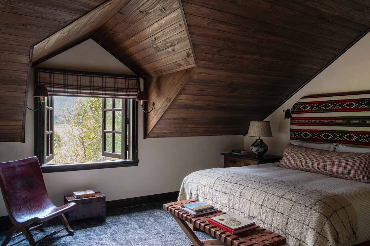 Bedroom at Rio Palena Lodge in Patagonia