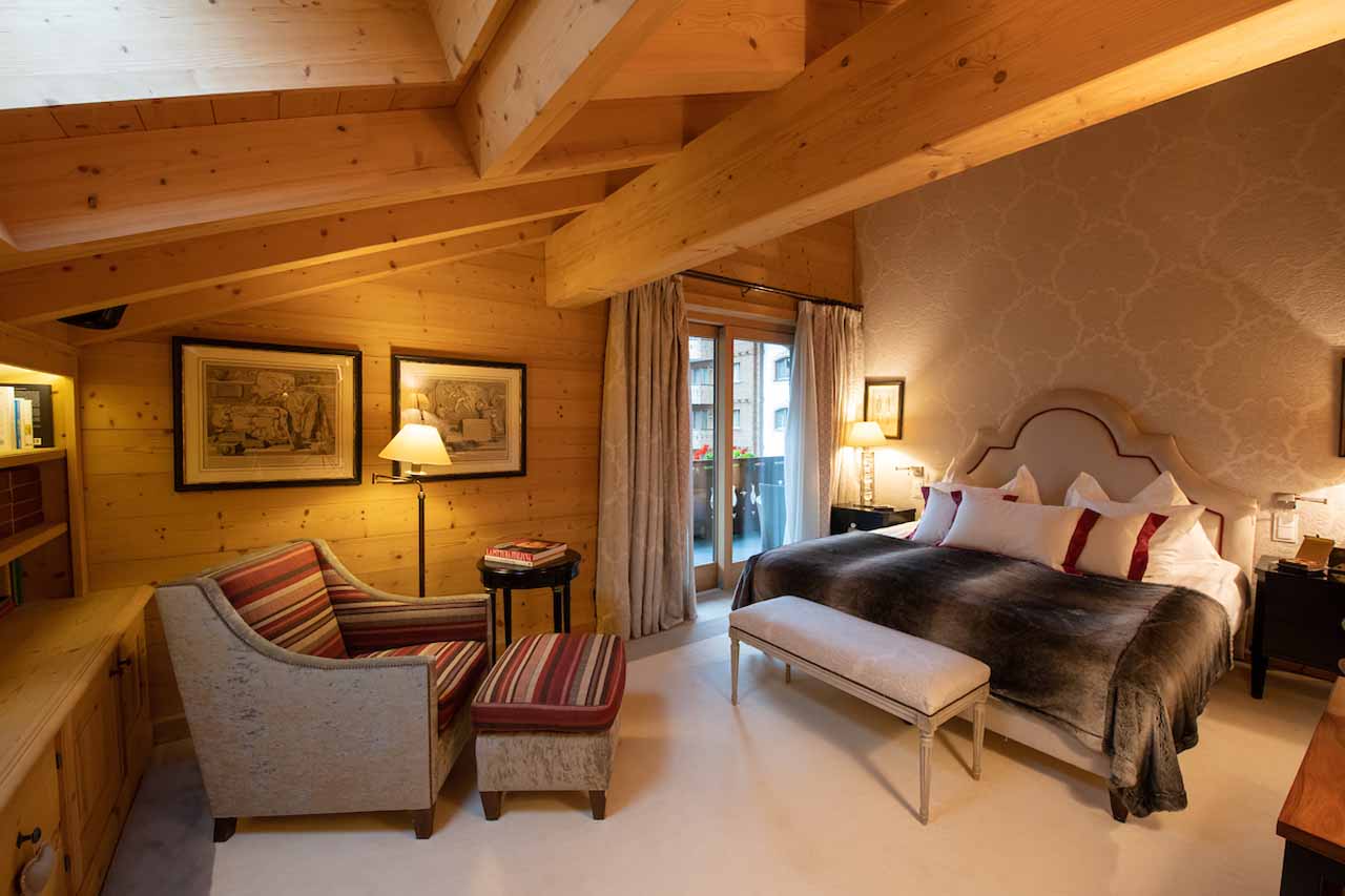 Bedroom one at Royal Penthouse in Villars sur Ollon