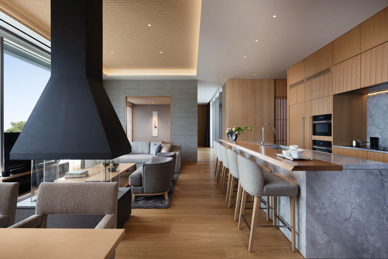 Kitchen at Setsu Penthouse in Niseko