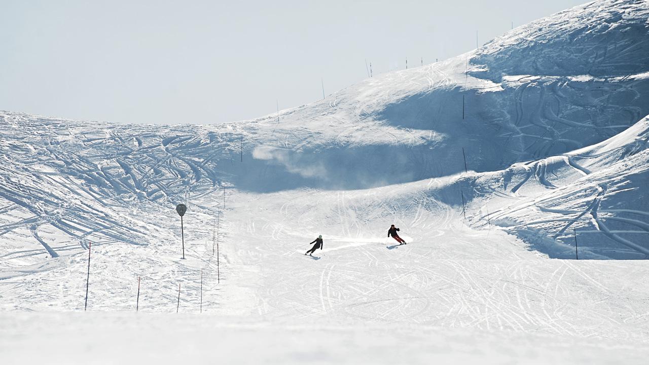 Skiing in Courchevel