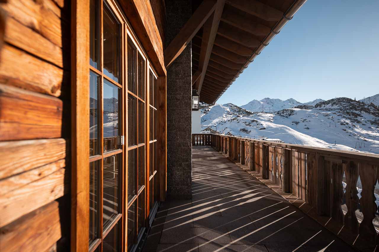 Mountain views from Skyfall Penthouse in St Christoph