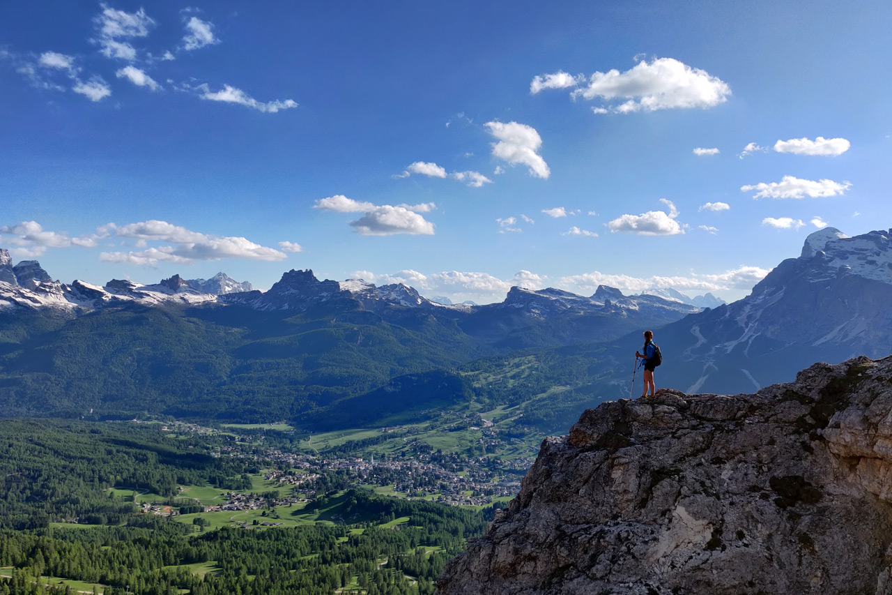 Summer hiking in Cortina d'Ampezzo