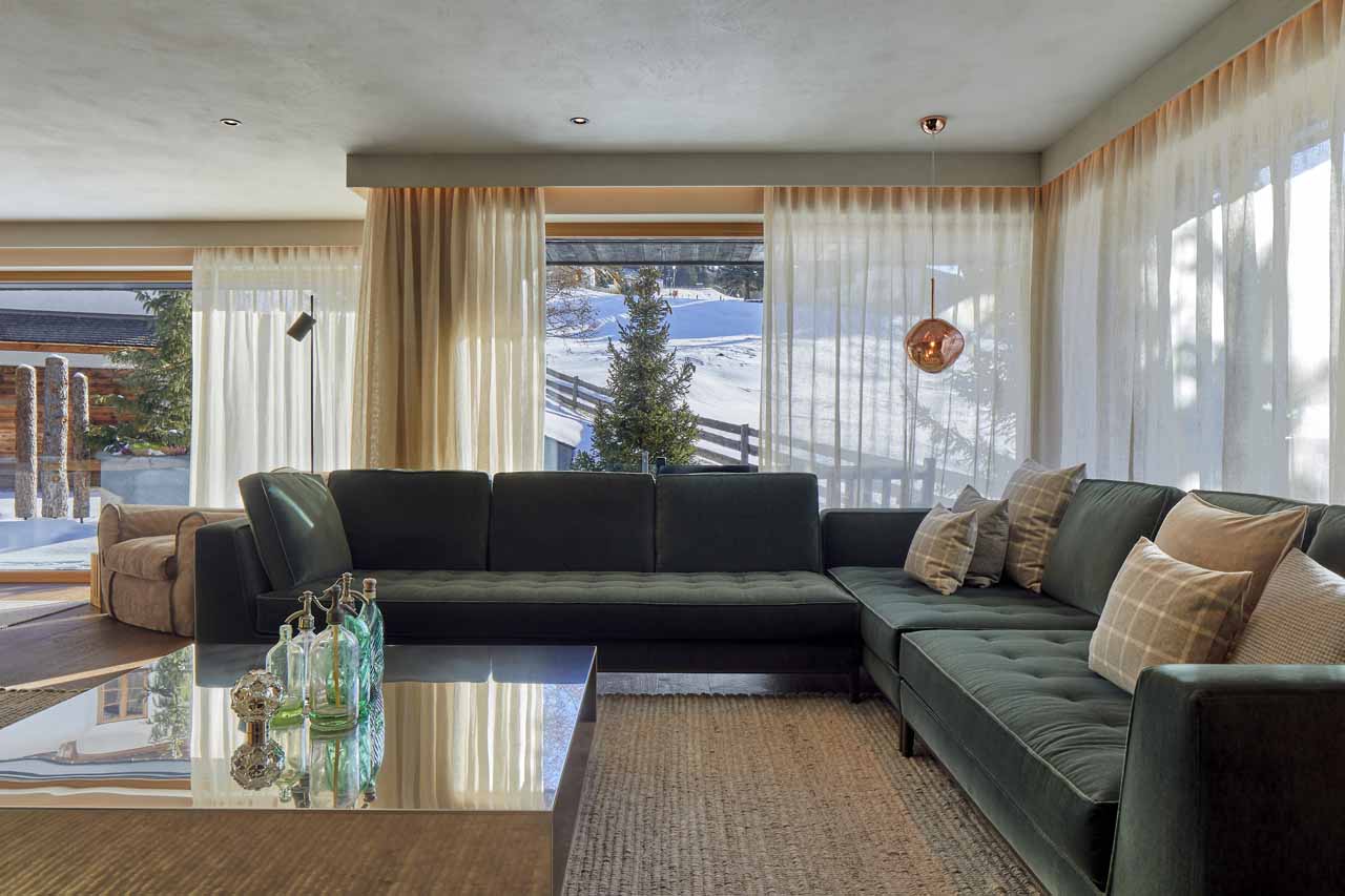 Living area at Villa al Sole 204 in Alta Badia