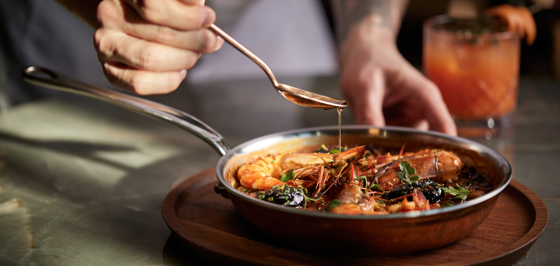 Wild Cabin restaurant in Crans Montana